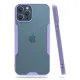 Apple iPhone 12 Pro Max Kılıf Platin Silikon - Lila