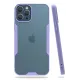 Apple iPhone 12 Pro Max Kılıf Platin Silikon - Lila