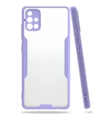 Samsung Galaxy A71 Kılıf Platin Silikon - Lila