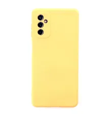 Samsung Galaxy M52 5G Kılıf Nano içi Kadife Silikon - Sarı