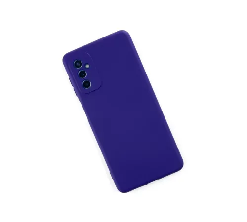Samsung Galaxy M52 5G Kılıf Nano içi Kadife Silikon - Mor