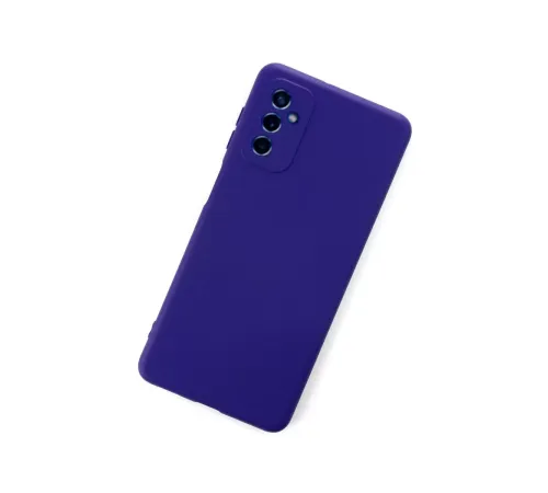 Samsung Galaxy M52 5G Kılıf Nano içi Kadife Silikon - Mor