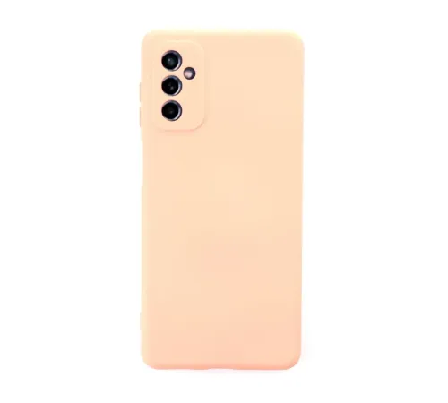 Samsung Galaxy M52 5G Kılıf Nano içi Kadife Silikon - Pudra