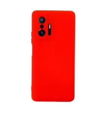 Xiaomi Mi 11T Pro Kılıf Nano içi Kadife Silikon - Kırmızı