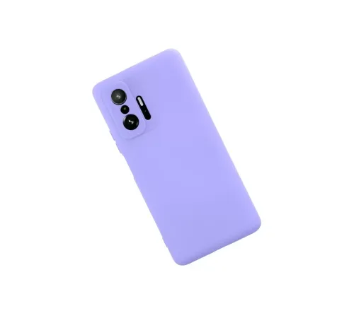 Xiaomi Mi 11T Pro Kılıf Nano içi Kadife Silikon - Lila