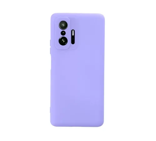 Xiaomi Mi 11T Pro Kılıf Nano içi Kadife Silikon - Lila