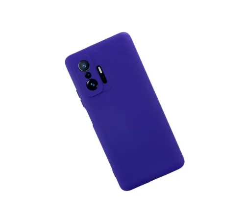 Xiaomi Mi 11T Pro Kılıf Nano içi Kadife Silikon - Mor