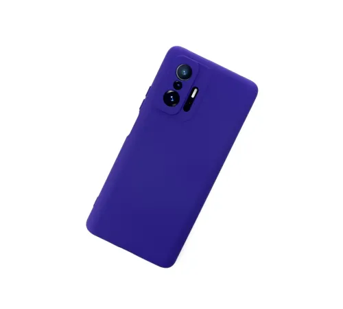Xiaomi Mi 11T Pro Kılıf Nano içi Kadife Silikon - Mor