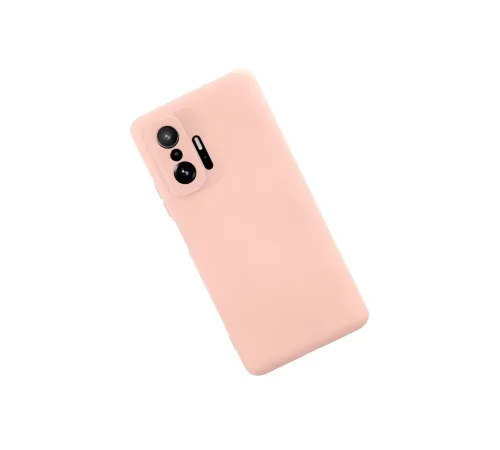 Xiaomi Mi 11T Pro Kılıf Nano içi Kadife Silikon - Pudra