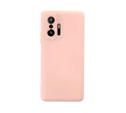 Xiaomi Mi 11T Pro Kılıf Nano içi Kadife Silikon - Pudra