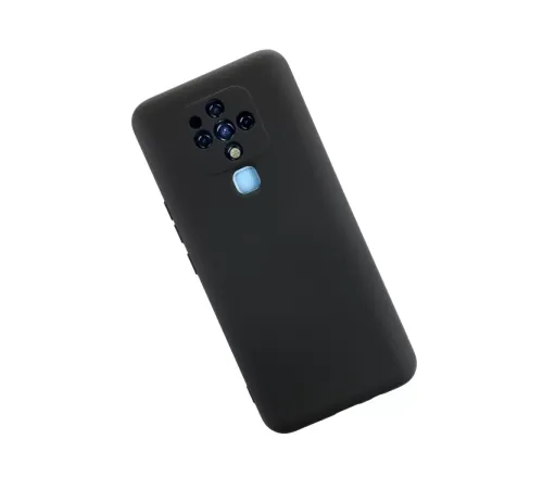 Tecno Camon 16 Kılıf Nano içi Kadife Silikon - Siyah