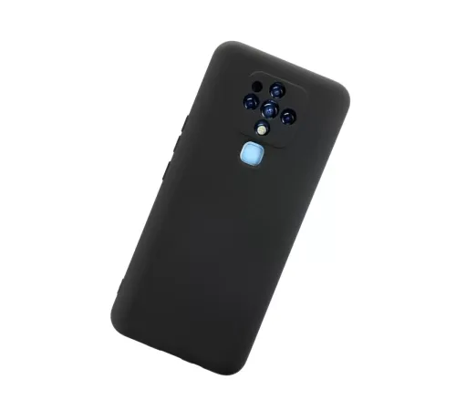 Tecno Camon 16 Kılıf Nano içi Kadife Silikon - Siyah
