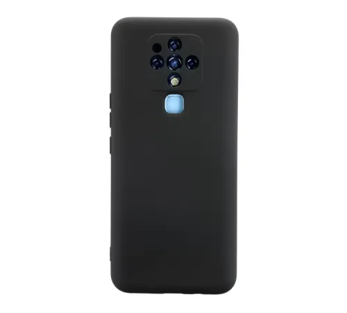 Tecno Camon 16 Kılıf Nano içi Kadife Silikon - Siyah