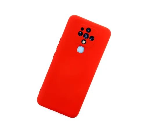 Tecno Camon 16 Kılıf Nano içi Kadife Silikon - Kırmızı
