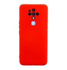 Tecno Camon 16 Kılıf Nano içi Kadife Silikon - Kırmızı