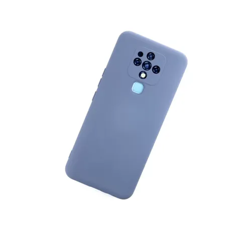 Tecno Camon 16 Kılıf Nano içi Kadife Silikon - Gri
