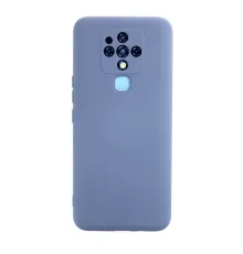 Tecno Camon 16 Kılıf Nano içi Kadife Silikon - Gri