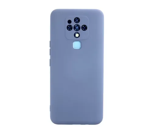 Tecno Camon 16 Kılıf Nano içi Kadife Silikon - Gri