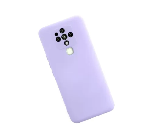 Tecno Camon 16 Kılıf Nano içi Kadife Silikon - Lila