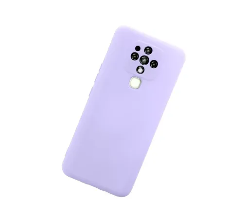 Tecno Camon 16 Kılıf Nano içi Kadife Silikon - Lila