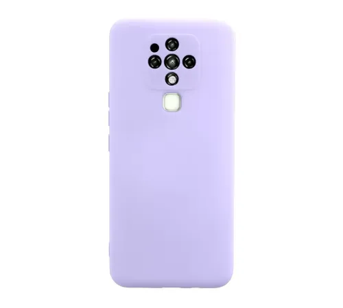 Tecno Camon 16 Kılıf Nano içi Kadife Silikon - Lila