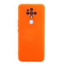 Tecno Camon 16 Kılıf Nano içi Kadife Silikon - Turuncu
