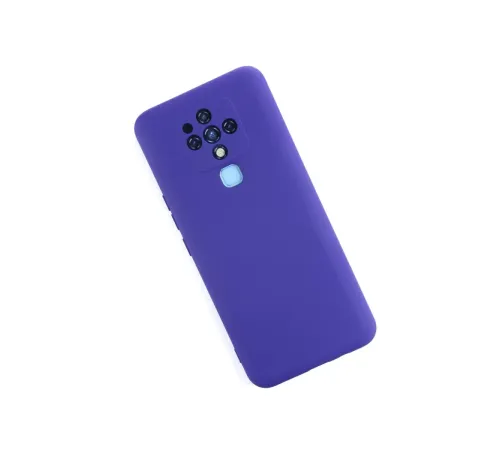 Tecno Camon 16 Kılıf Nano içi Kadife Silikon - Mor