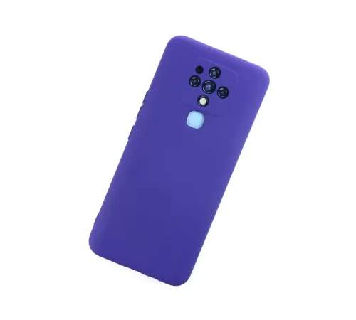 Tecno Camon 16 Kılıf Nano içi Kadife Silikon - Mor