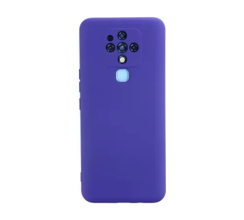 Tecno Camon 16 Kılıf Nano içi Kadife Silikon - Mor