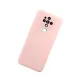 Tecno Camon 16 Kılıf Nano içi Kadife Silikon - Pudra