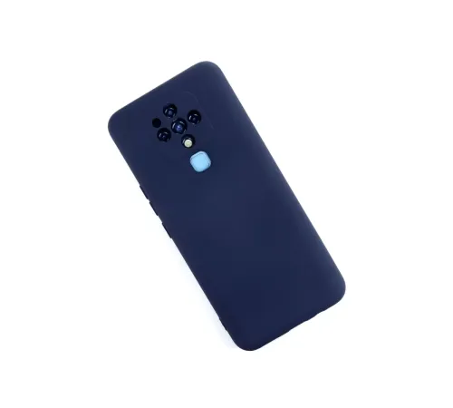 Tecno Camon 16 Kılıf Nano içi Kadife Silikon - Lacivert