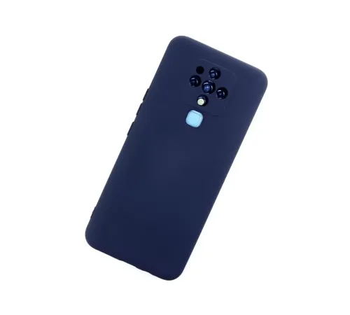 Tecno Camon 16 Kılıf Nano içi Kadife Silikon - Lacivert