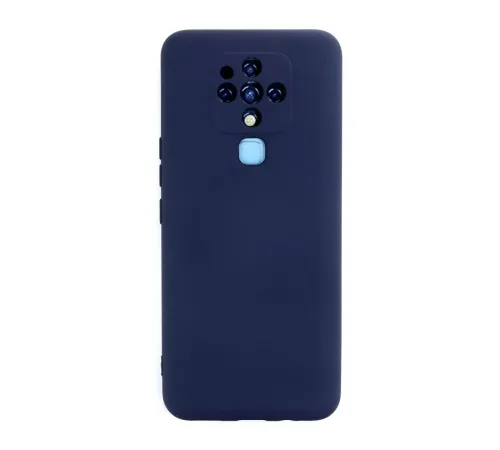 Tecno Camon 16 Kılıf Nano içi Kadife Silikon - Lacivert