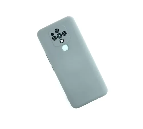Tecno Camon 16 Kılıf Nano içi Kadife Silikon - Buz Mavisi