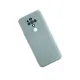 Tecno Camon 16 Kılıf Nano içi Kadife Silikon - Buz Mavisi