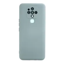 Tecno Camon 16 Kılıf Nano içi Kadife Silikon - Buz Mavisi
