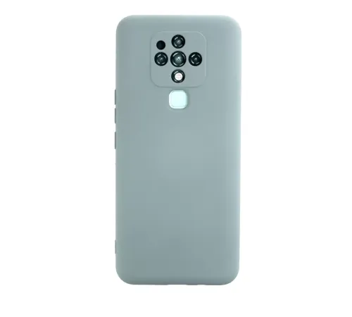 Tecno Camon 16 Kılıf Nano içi Kadife Silikon - Buz Mavisi