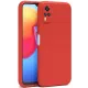 Vivo Y53S Kılıf Nano içi Kadife Silikon - Kırmızı