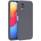Vivo Y53S Kılıf Nano içi Kadife Silikon - Gri