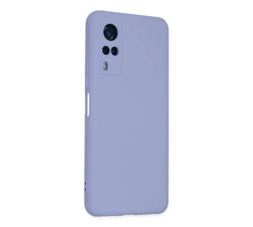 Vivo Y53S Kılıf Nano içi Kadife Silikon - Lila