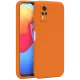 Vivo Y53S Kılıf Nano içi Kadife Silikon - Turuncu