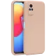 Vivo Y53S Kılıf Nano içi Kadife Silikon - Pudra