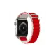 Apple Watch 42mm Mountain Kordon - Beyaz-Kırmızı