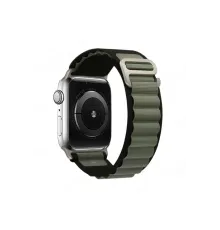 Apple Watch 42mm Mountain Kordon - Siyah-Yeşil