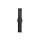 Watch 20mm Spor Delikli Kordon - Siyah-Gri