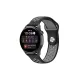 Watch 20mm Spor Delikli Kordon - Siyah-Gri