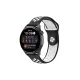 Watch 20mm Spor Delikli Kordon - Siyah-Beyaz