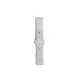 Watch 20mm Spor Delikli Kordon - Gri-Beyaz