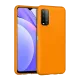 Xiaomi Redmi 9T Kılıf Nano içi Kadife Silikon - Turuncu