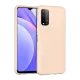 Xiaomi Redmi 9T Kılıf Nano içi Kadife Silikon - Pudra